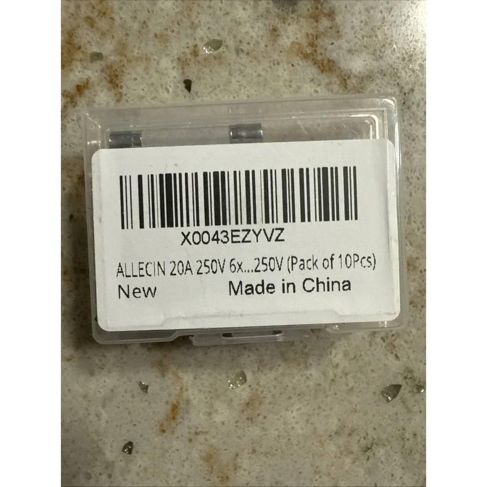 Allevin 20a 250v 6*30mm 70 Pcs Fast Acting‎ Fuses